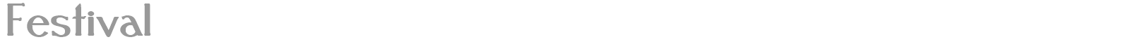 Festival font preview